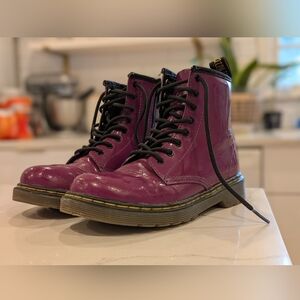 Dr. Martens Purple Girl Boots